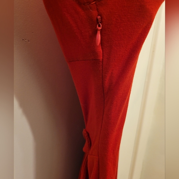 Berydress Cherry Red Wrap Tie Front Dress Size Small - Picture 7 of 9